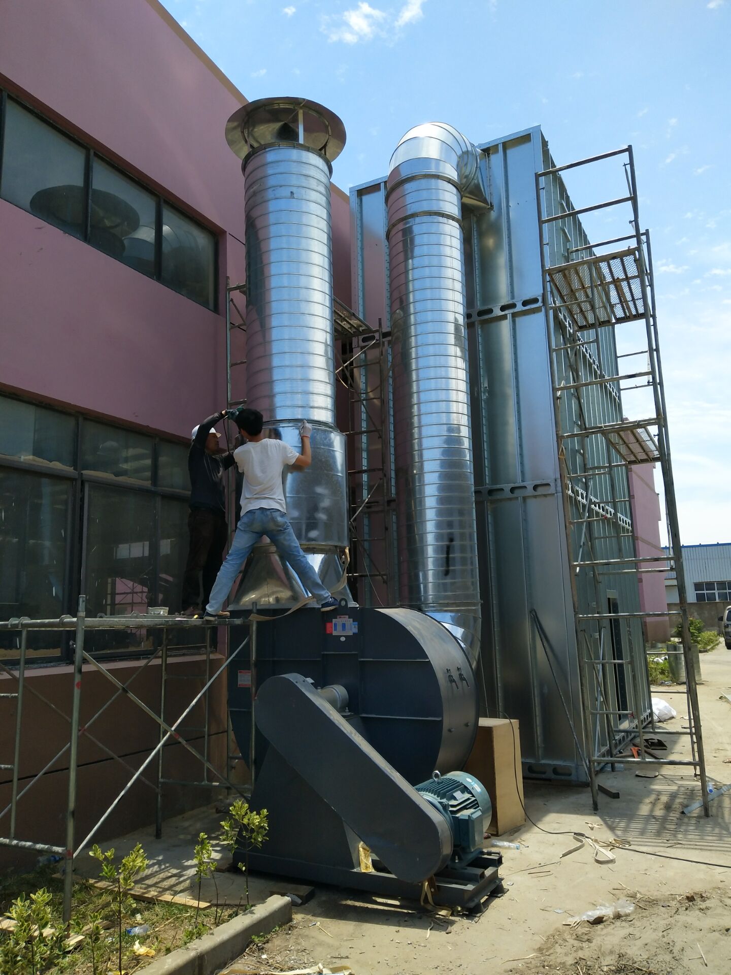 上海南忘环保设备木工大型中央除尘设备家具厂工业滤筒除尘器脉冲布袋除尘器图片