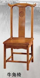 南康餐椅牛角椅象头椅中式实木椅子明清古典雕花餐桌椅子靠背椅特价