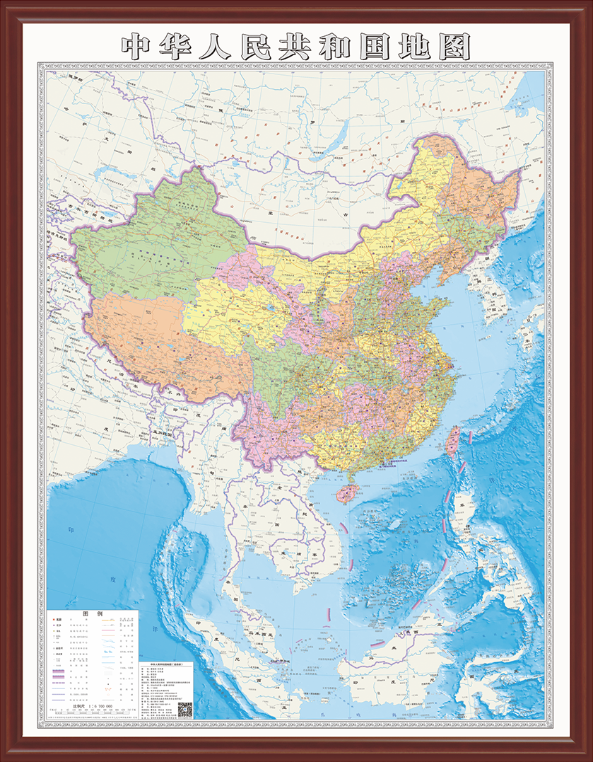 智能语音竖版中国地图批发