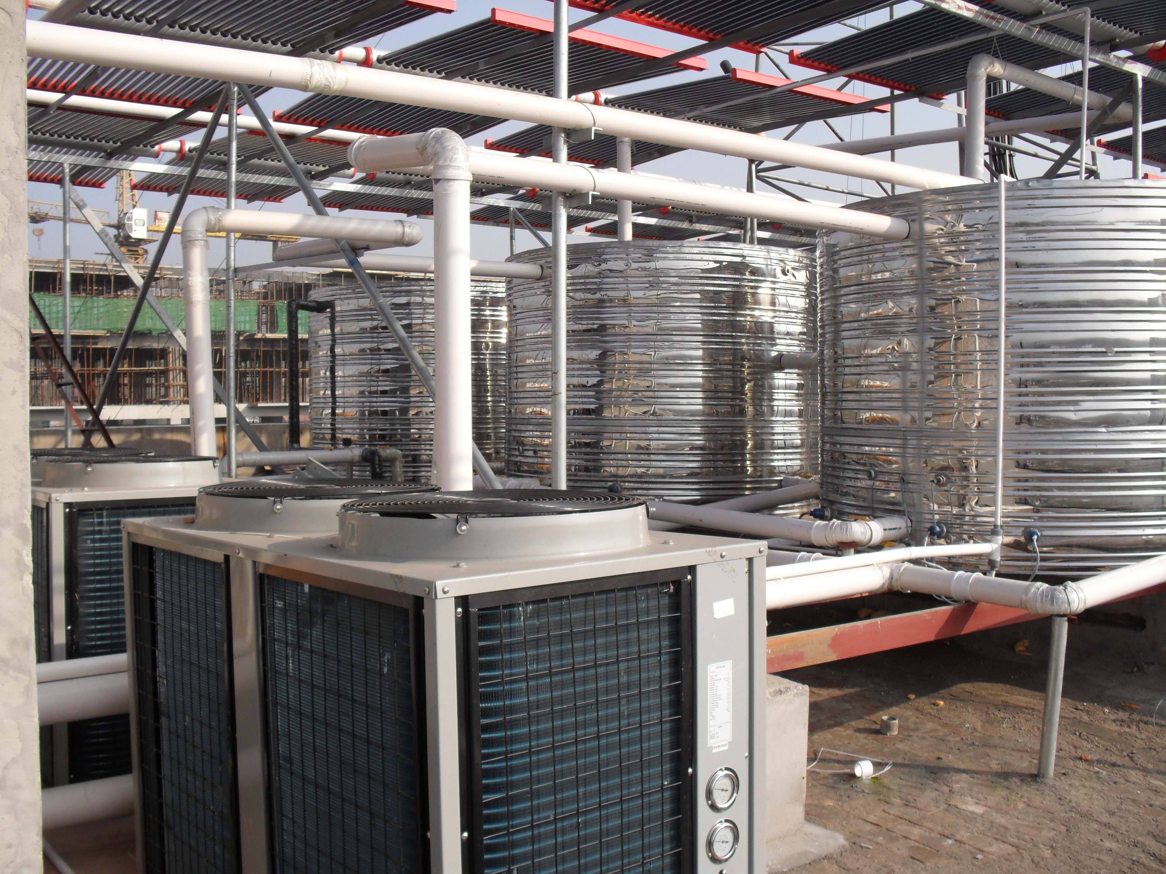 长沐空气能热水工程，工厂宿舍正确选择的热水设备，节能环保