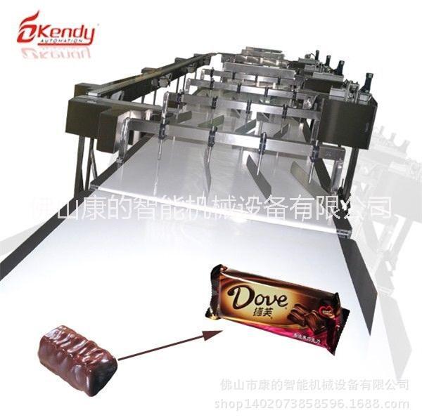 巧克力理料线 佛山康的 专业生产对接巧克力生产线理料设备图片