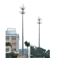 成都通讯电力杆生产厂家 通讯杆小灵通通讯塔 质量保证图片