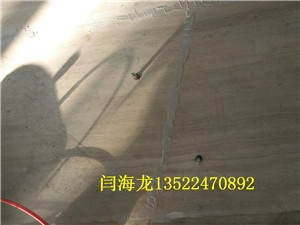 北京石材木纹大理石地面空鼓灌浆图片
