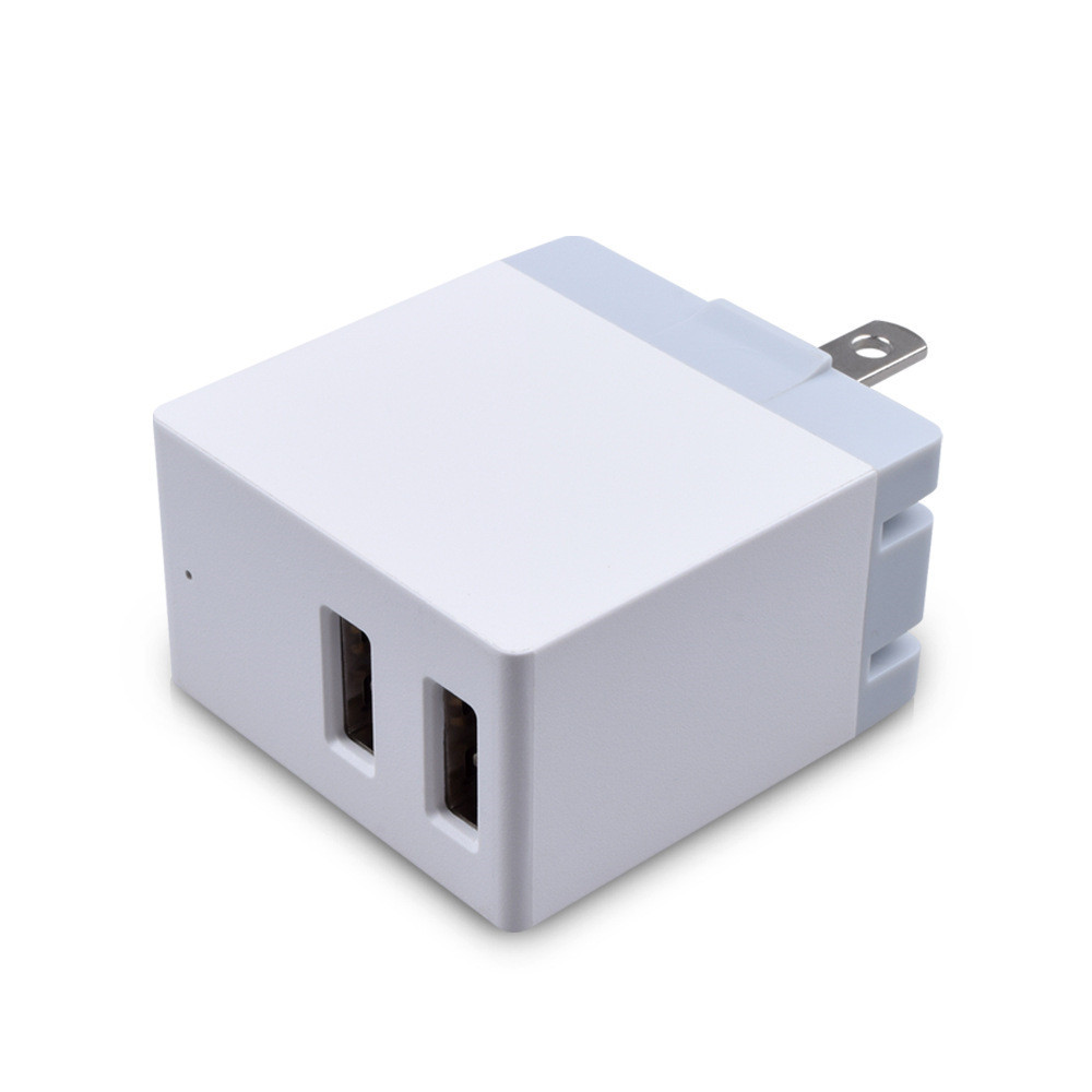单双USB充电头 手机平板USB充电器足5V2.1A 智能IC方案 CE认证图片