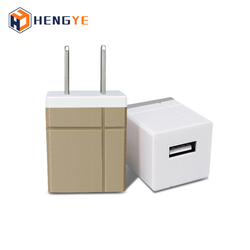 HengYe 充电器 usb 单口 方形三代 5v1a充电头 CE ROHS图片
