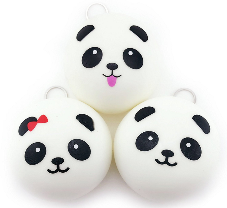 熊猫pu玩具 厂价生产pu玩具 慢回弹 加香味 颜色可选
