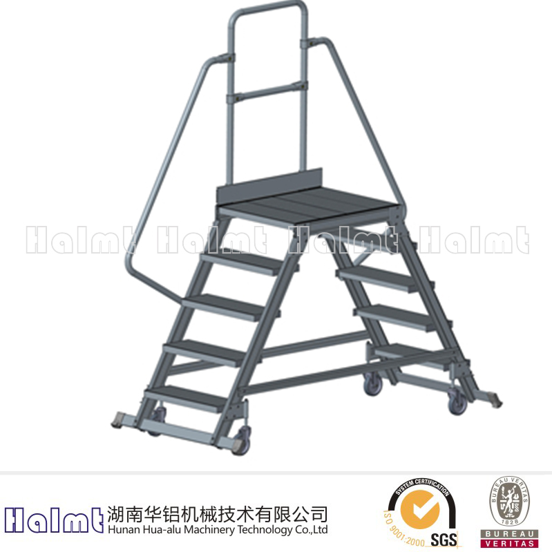厂家供应铝合金轻型移动工作台 轻型工作梯 规格可定制图片