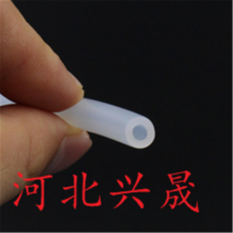 厂家直销白色  耐高温  耐磨  食品硅胶管  大口径硅胶管  异型硅胶管图片
