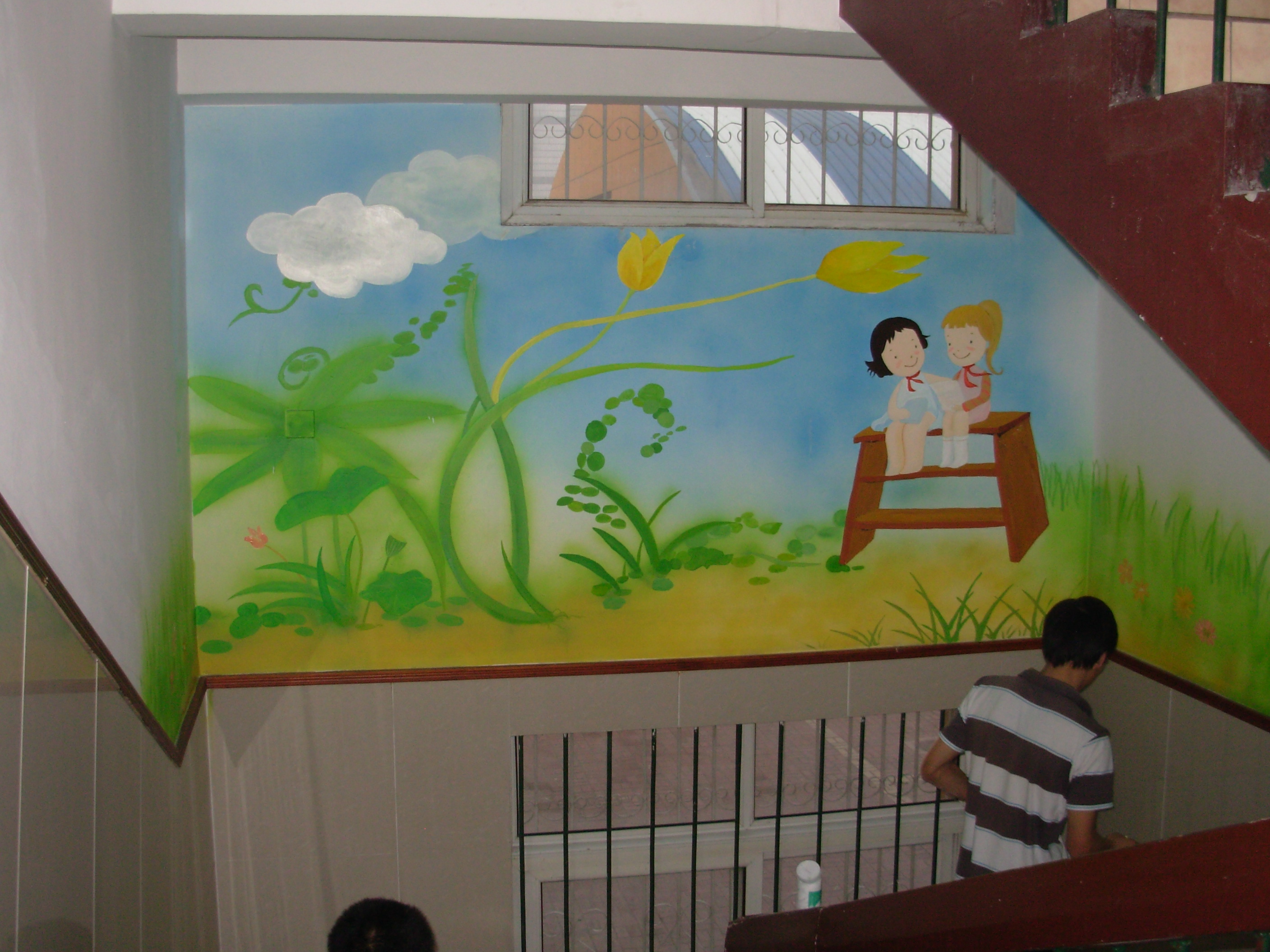 长期供应幼儿园墙体彩绘设计施工