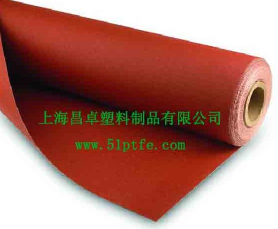 供应硅橡胶布 红色硅橡胶布