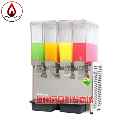 东贝LRP8*4商用冷热饮机 四缸冷热饮果汁机 饮料店自动冷热饮料机