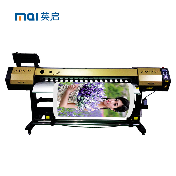 供应最稳定的四色写真机户内水性压电机白彩墨打印机UV卷材机图片