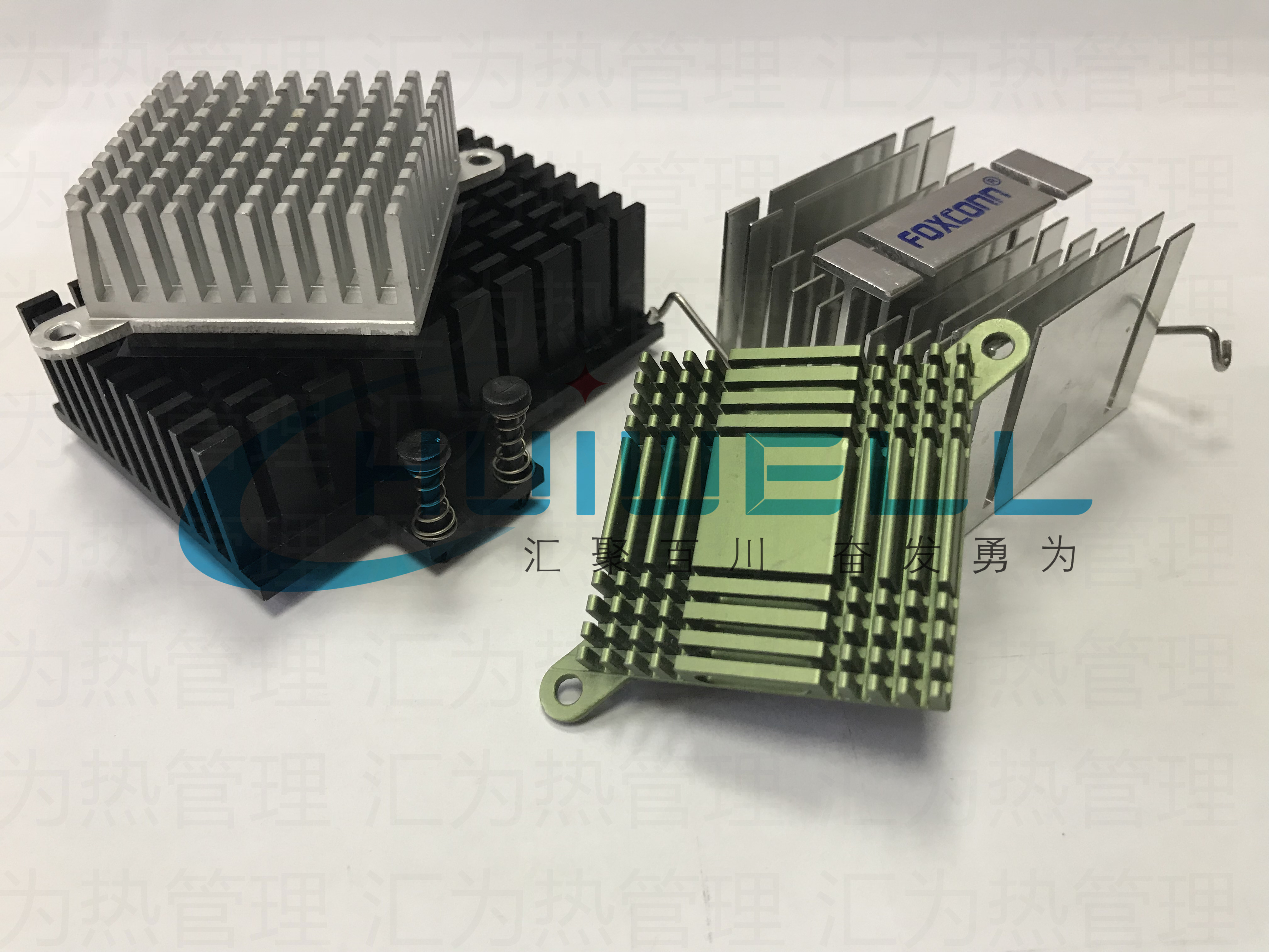 【研发定制】高端高性能CPU/GPU/IGBT/MOS电阻芯片冷却水冷液冷风冷铝铜散热片器模块模组组件 铝挤型材散热器