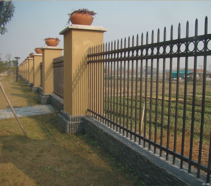 天津组装围墙栅栏，铝艺别墅围栏，欧式围墙栏杆，仿古铜小区栅栏