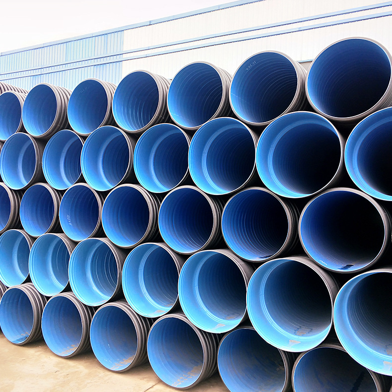 供应HDPE双壁波纹管 PE波纹管 排水管厂家直销南京国标8级DN500SN8图片