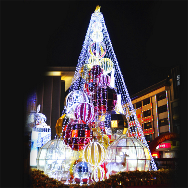 天津大型圣诞树生产厂家、供应led大型圣诞树、圣诞树出租