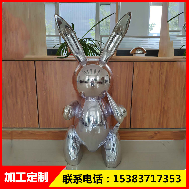 气球兔雕塑 定制气球兔雕塑 河北气球兔雕塑哪家好 树脂气球兔雕塑 铜气球兔雕塑 气球兔雕塑工厂直销 河北气球兔雕塑供应商图片