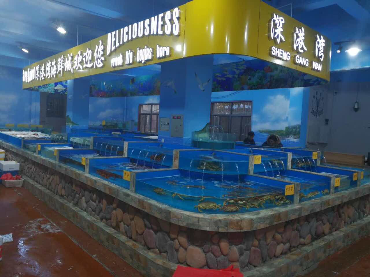 杭州水族馆玻璃鱼缸定制