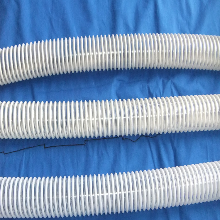 PVC塑筋缠绕管  高品质透明管批发