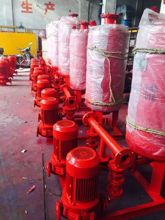 供应甘肃残疾建设工程消防泵XBD11.0/15-HY消火栓泵编号型号/小流量高扬程多级泵图片