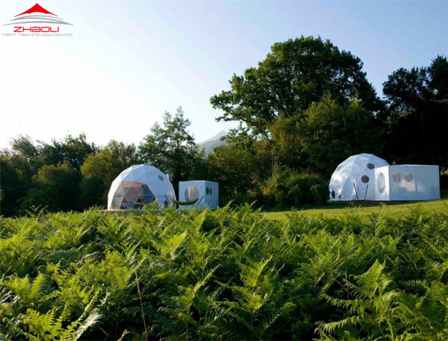 小型铝合金球形花园帐篷  户外透明星空酒店篷房 广州篷房制造商图片