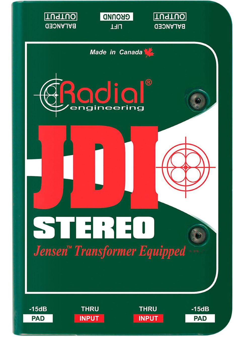 Radial JDI Stereo 被动式DI盒 无源立体声键盘 ID盒 吉他DI盒 乐器直插盒
