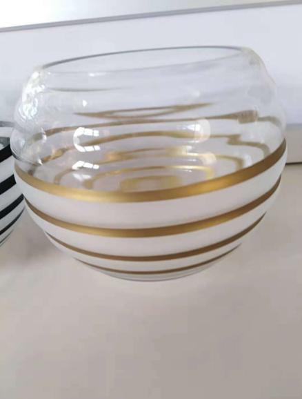 彩色圆球水培花瓶 圆形透明玻璃金鱼缸 富贵竹插花家居花瓶 玻璃花瓶厂家
