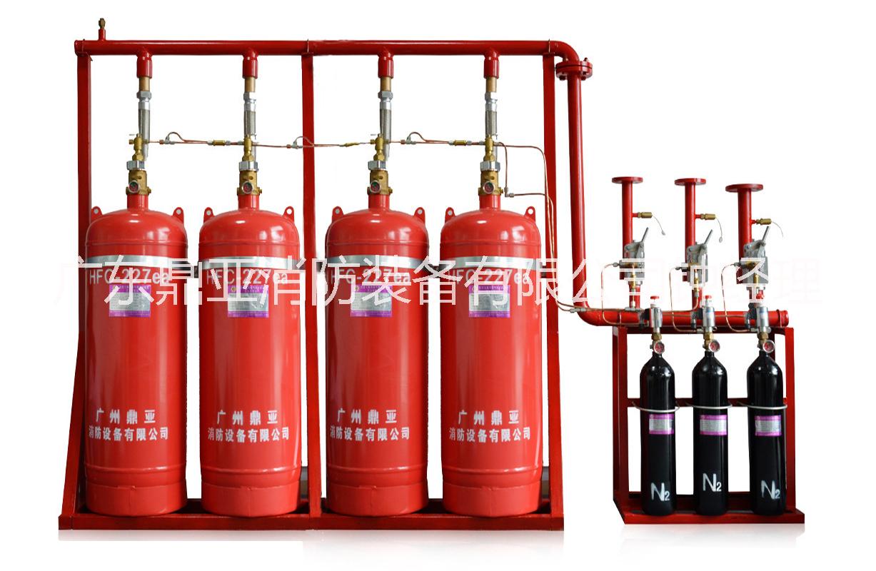 中山七氟-丙-烷气体灭火设备厂家 气体灭火安装维修检测 充装图片