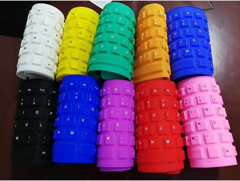 工厂批发85键防水防尘软键盘折叠 硅胶键盘生厂商 优质硅胶键盘供应商图片