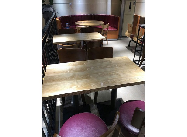 广东省专业快餐桌椅定制批发厂家免费送货安装图片
