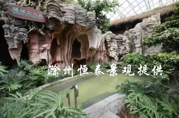 上海假山塑石价格，上海水泥直塑公司上海水泥假山制作，上海塑假山设计图片