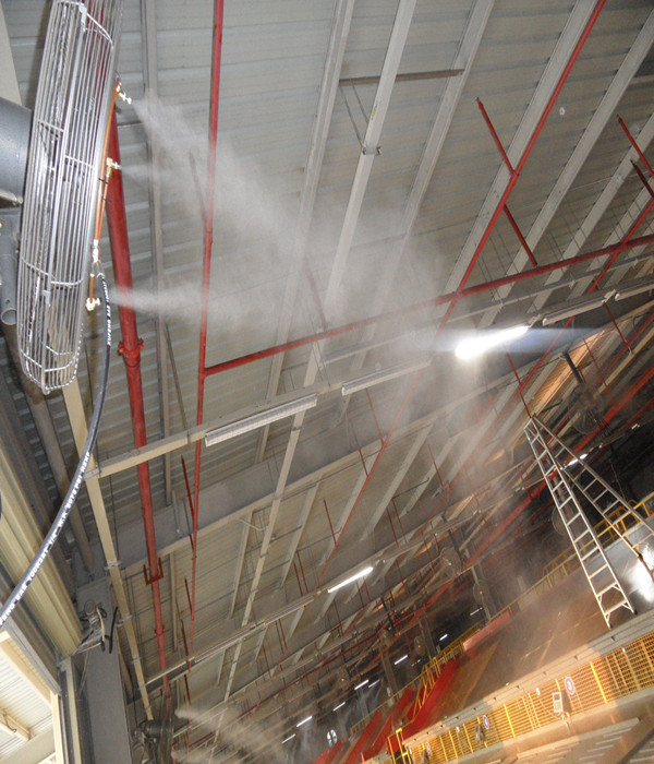 喷雾降温系统 景区喷雾降温 高压智能喷雾降温主机 厂房喷雾降温需要多少钱