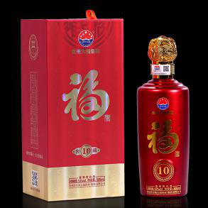 贵州酒业著名百年大福10年窖藏的厂家