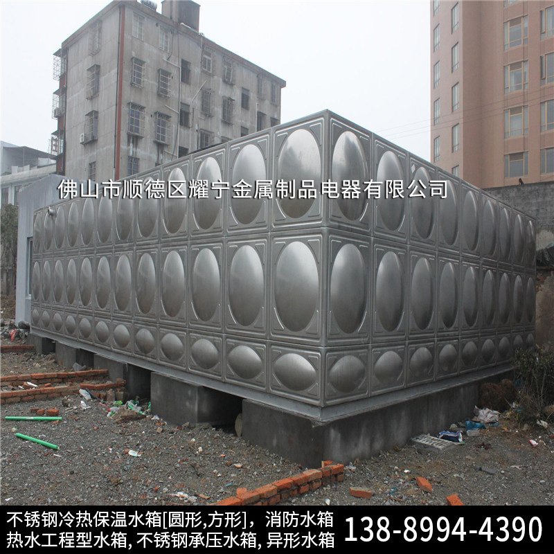 山东省5吨不锈钢水箱 莱芜卧式圆柱不锈钢水箱 徐州消防水箱