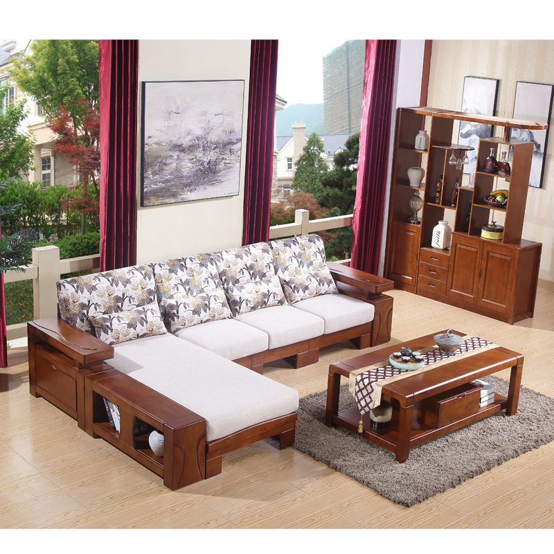 沙发价格 整装布艺沙发 小户型实木单人沙发厂家图片
