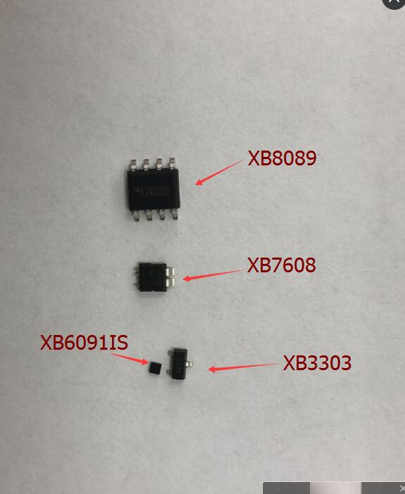 赛芯微XB6091IS蓝牙耳机保护IC全网最小封装DFN1X1，过流点0.9A过充点2.8V图片