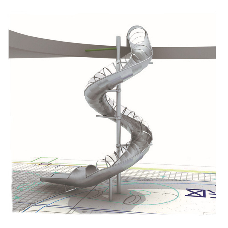 滑梯厂家定制304不锈钢滑梯滑道 户外幼儿园组合滑梯儿童游乐设备图片