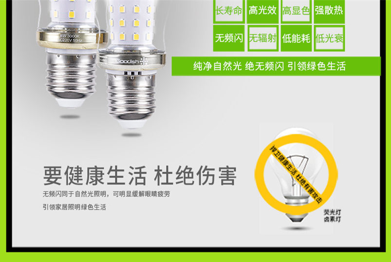四川 无影灯 玉米灯泡 厂家批发价格 节能LED照明光源批发图片