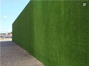 新疆围墙绿化草坪围墙草皮围挡