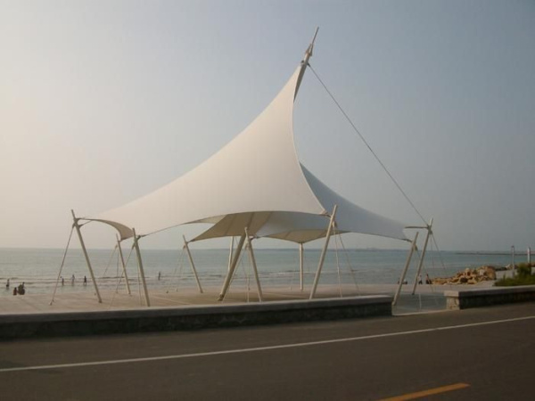 淮安公园膜结构 公园膜结构厂家 海边景观膜价格 海边景观膜图片