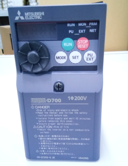 FR-D720S-0.2K三菱变频器单相200v
