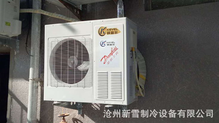 小型冷库风冷冷凝机组 保鲜冷藏设备 卧式立式制冷机组压缩机图片