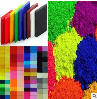 零甲醛荧光颜料涂塑均可用 耐高温 硅胶色母色浆应用 橡塑荧光粉图片