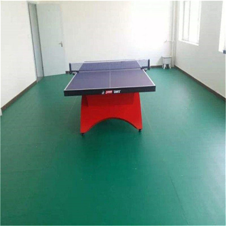 乒乓球地面地胶乒乓球地面地胶 pvc塑胶运动地板 塑胶乒乓球地板