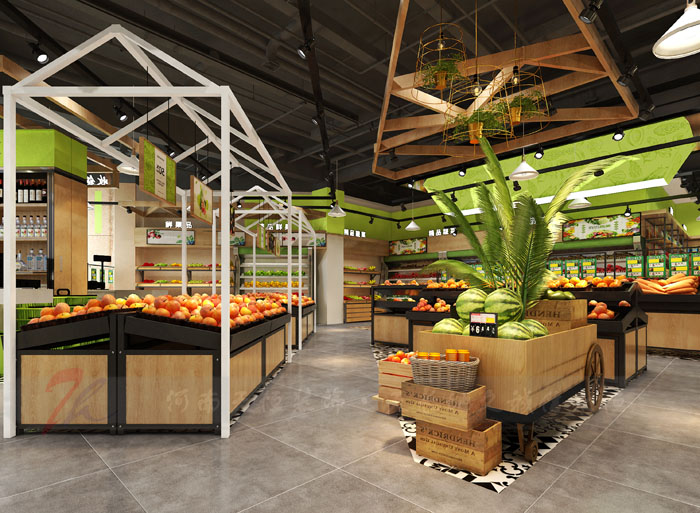 郑州生鲜超市装修公司—生鲜超市设计要考虑客户的感受