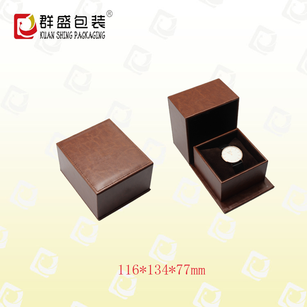 深圳手表盒制造厂生产个性皮革手表盒 机械手表盒定制 精品手表盒