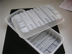 鸭货塑料锁鲜盒哈哈镜盒塑料盒生产批发