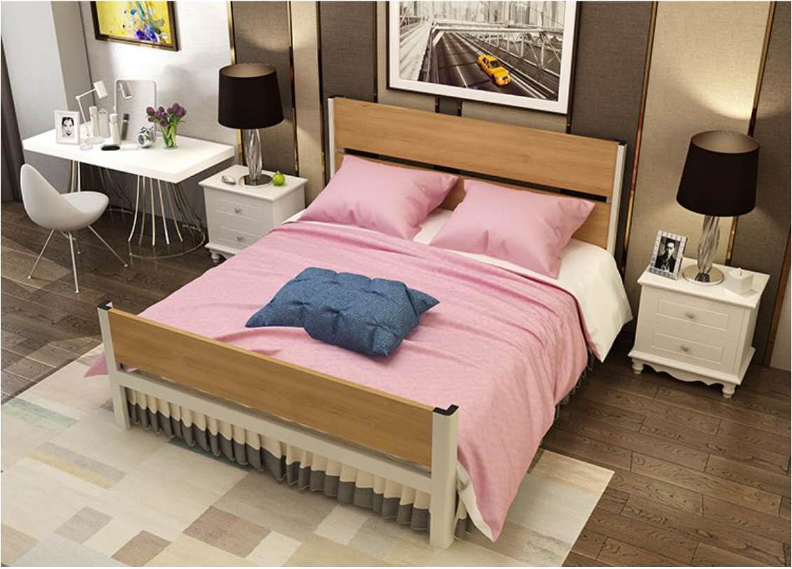 厂家专业生产批发各式铁床 宿舍床 学生床 双层床  单人床图片