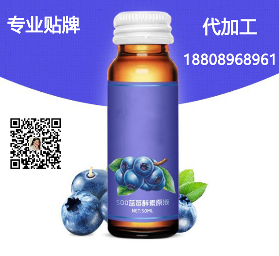 小规格蓝莓酵素果汁饮品OEM|蓝莓原浆提取代加工工厂​图片
