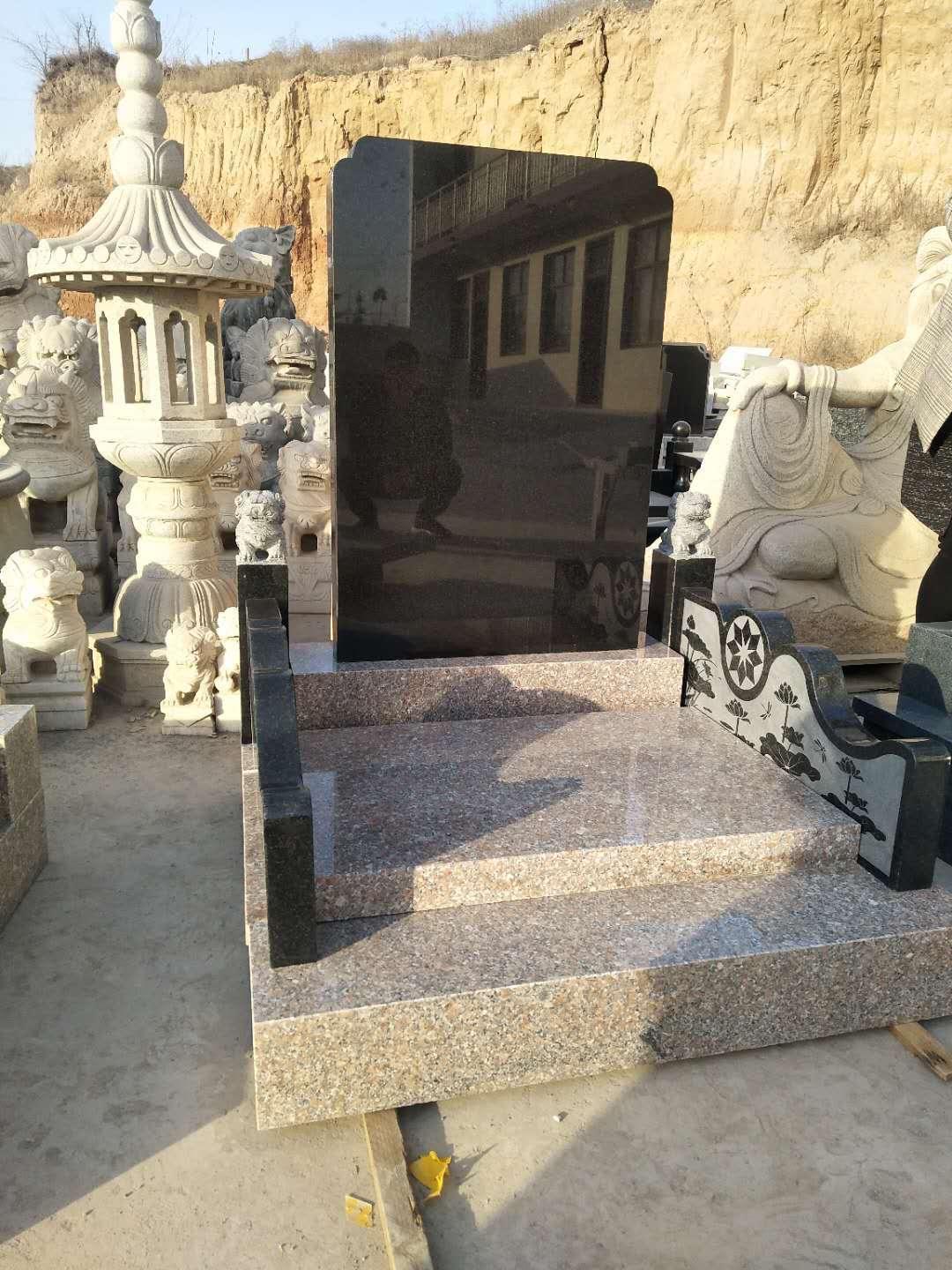 中国黑墓碑厂家直销批发图片